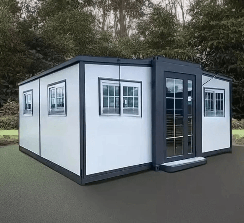 Luxury Portable Container House – 2 Bedroom Prefabricated Modular Home with Kitchen & Bathroom