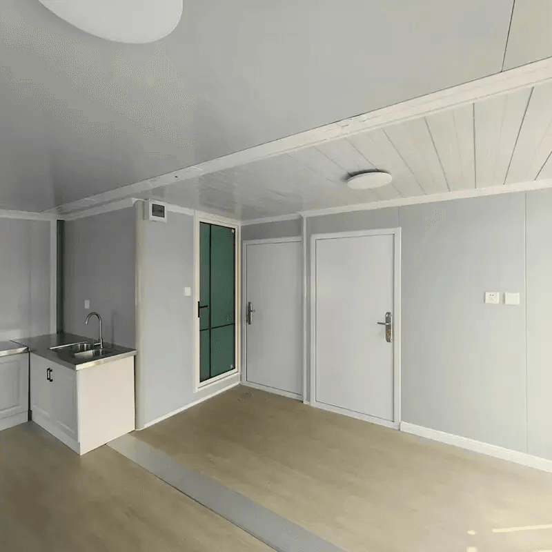 Double Wing Folding Container House – Expandable Prefab Modular Home with Bathroom & Kitchen