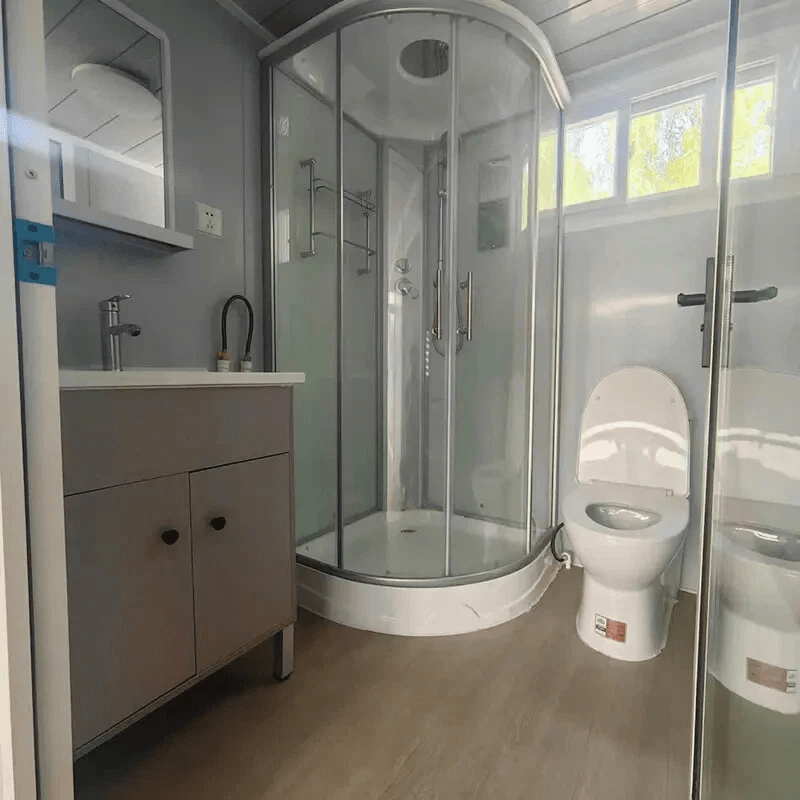 Double Wing Folding Container House – Expandable Prefab Modular Home with Bathroom & Kitchen